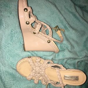 Roberto Cavalli past season robe wedges size 6